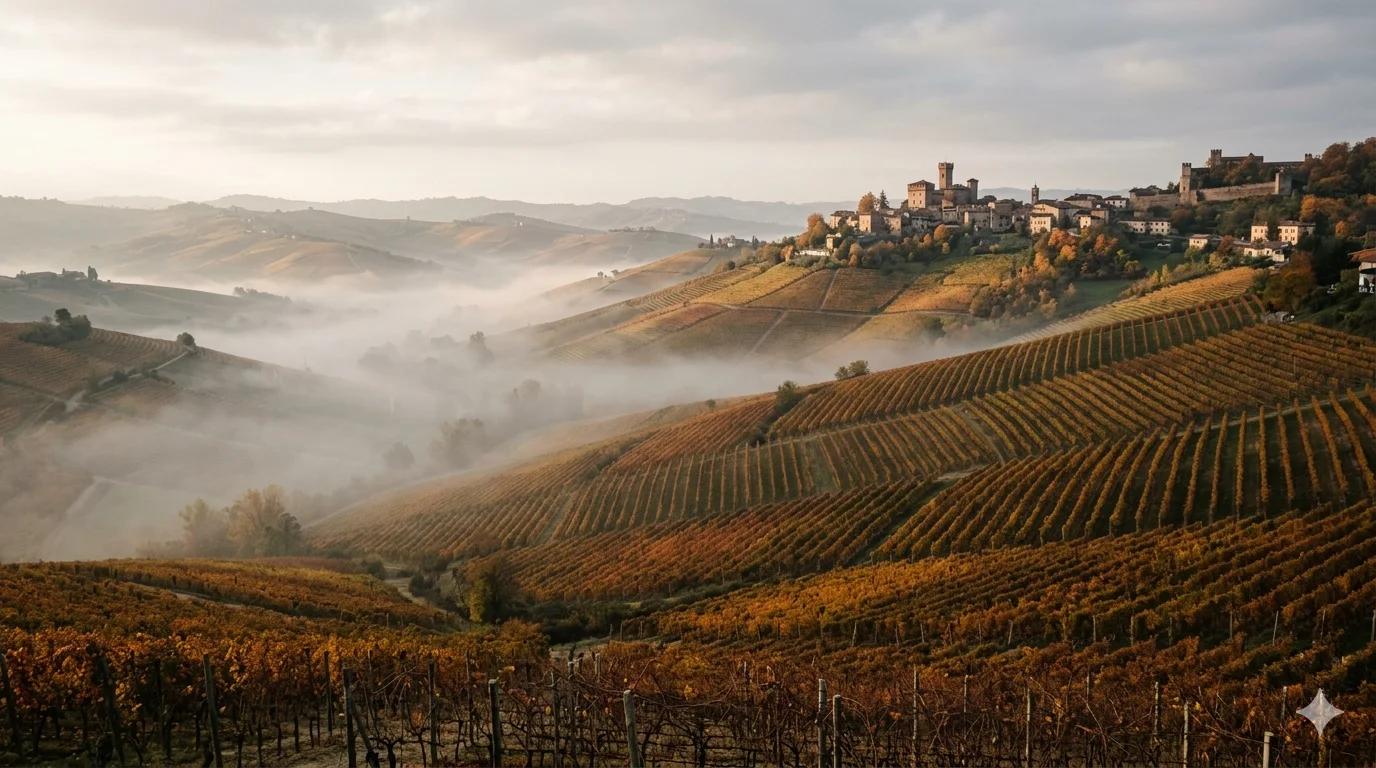 The Langhe hills, Piedmont