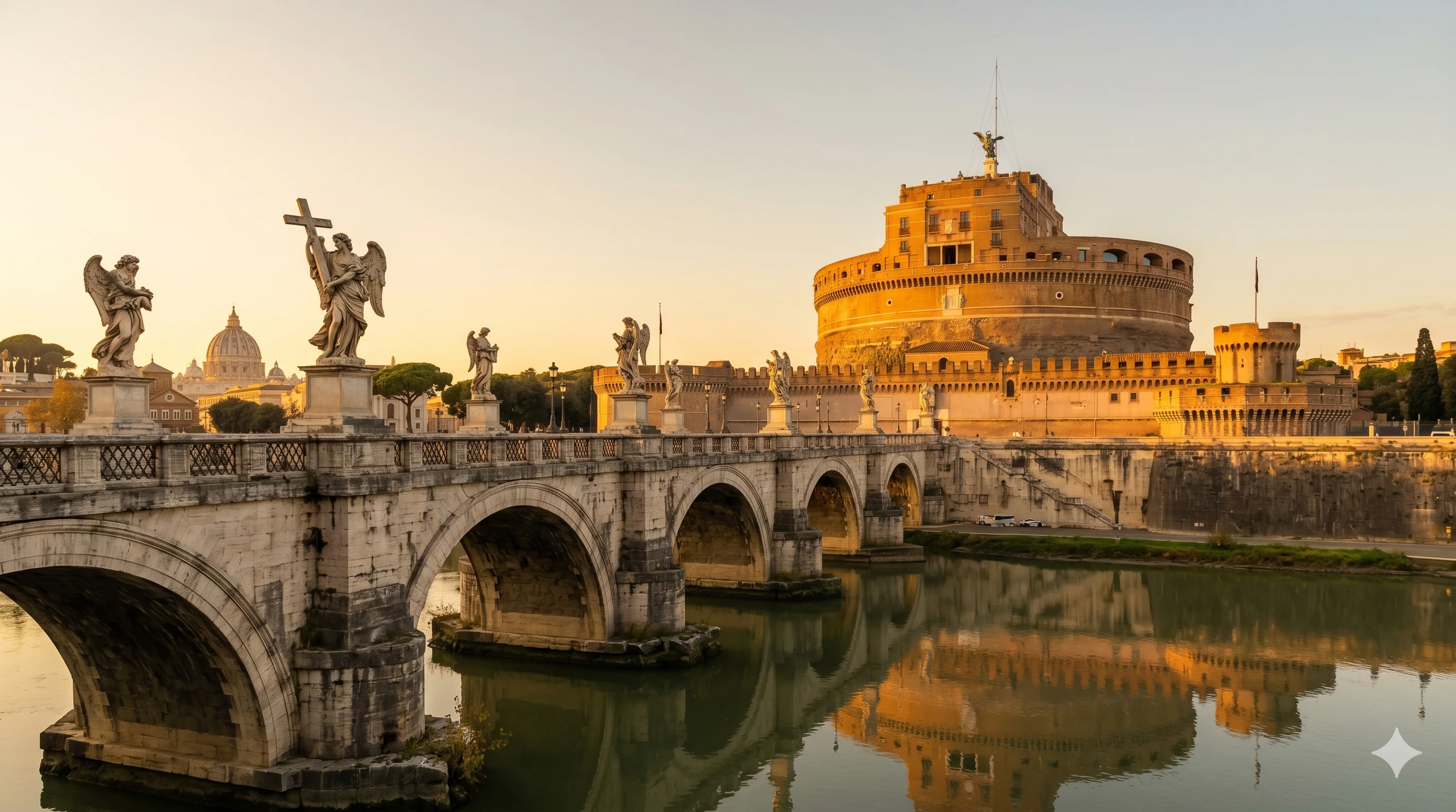 Castel Sant'Angelo and the Tiber, Rome