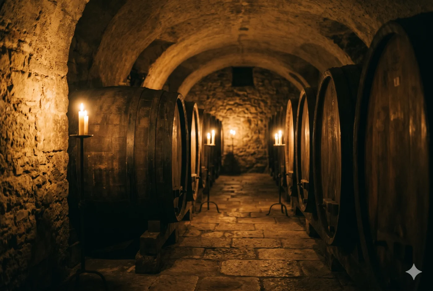 Barolo winery cellar